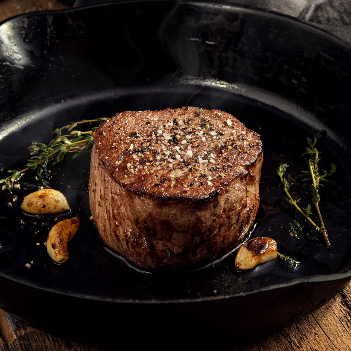 Seared to perfection, 44 Farms USDA Choice Filet Mignon Steak